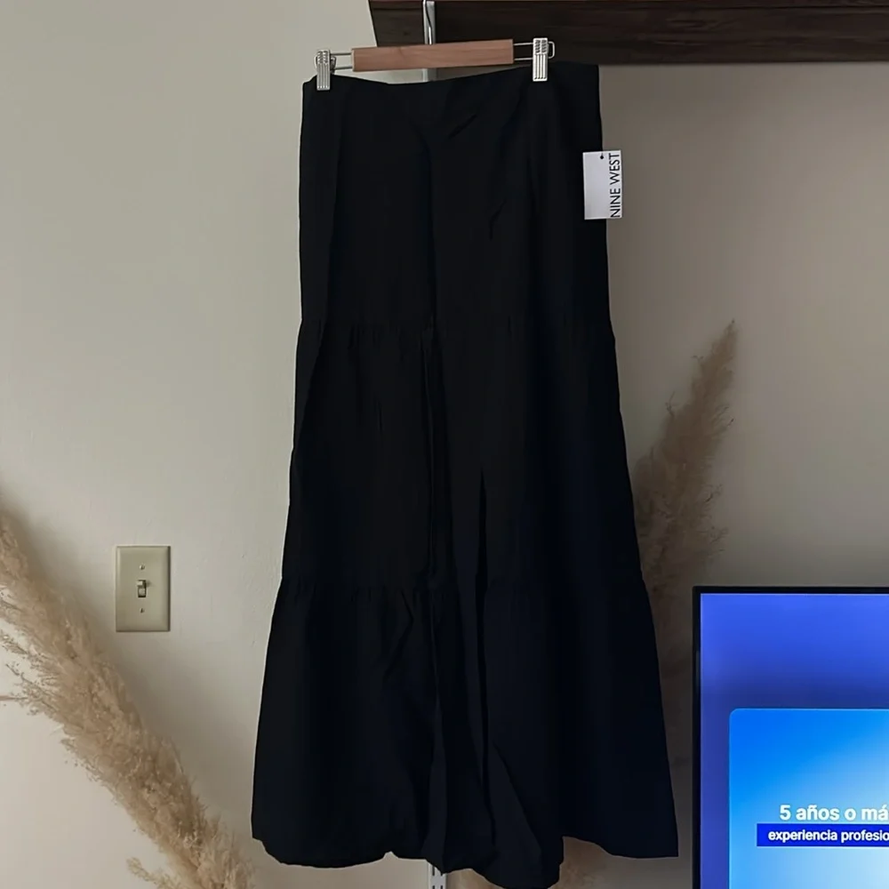 Nine West Black Skirt Large - Picture 1 of 6